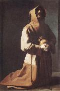 Francisco de Zurbaran Saint Francis in Meditation USA oil painting artist